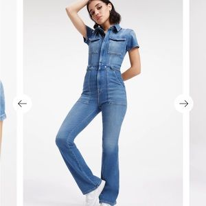 Good American Jean Jumpsuit